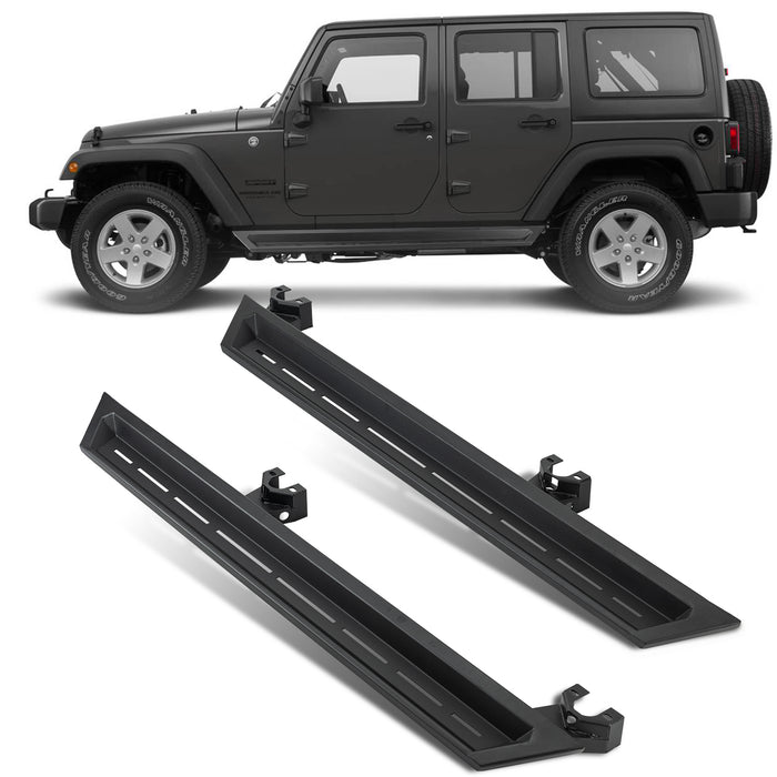 Jeep Running Boards Blade Series for Jeep Wrangler JKU 4-Door (2007-2018）