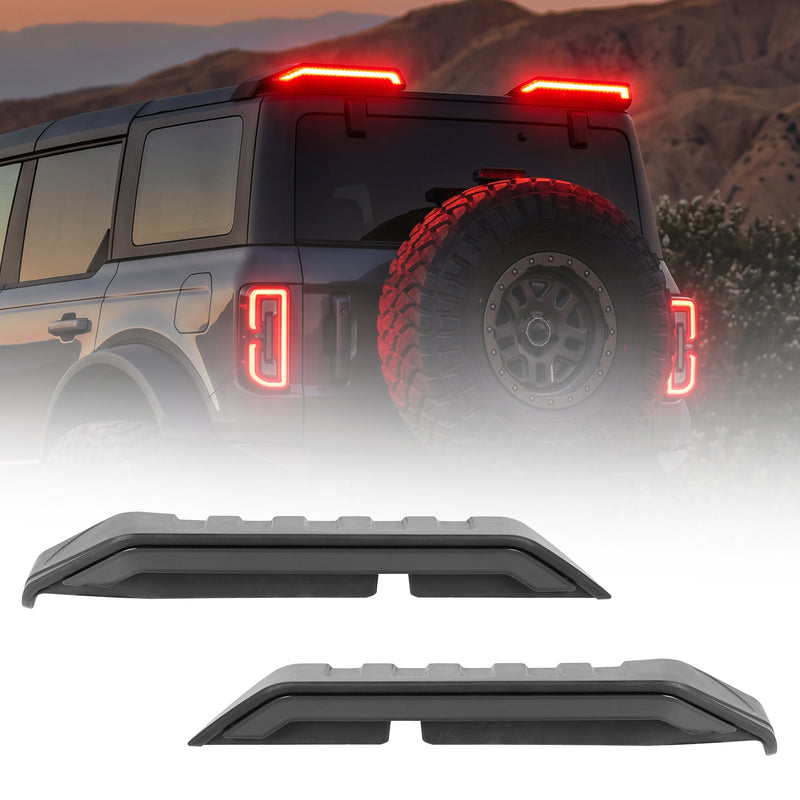 Bronco Multi-Function LED High-Mount Rear Roof Lights for 2021–Present Ford Bronco (Non-Sport)