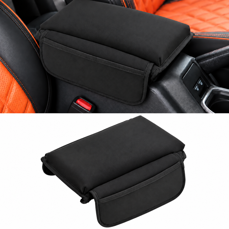 Center Console Armrest Cover with Side Pockets for 2021+ Ford Bronco
