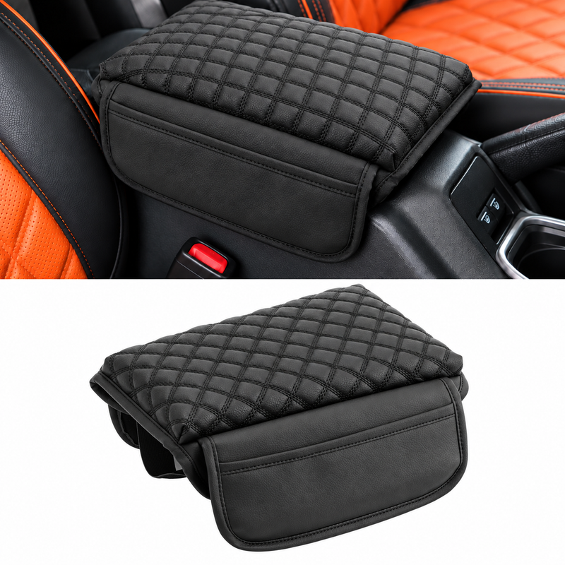 Center Console Armrest Cover with Side Pockets for 2021+ Ford Bronco