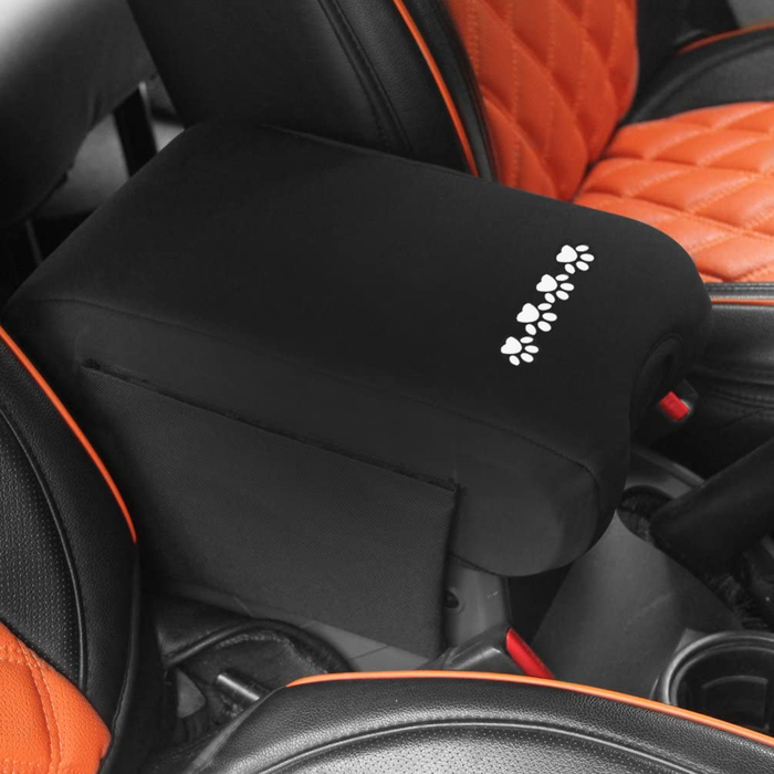 Center Console Cover with Storage Bag for 2011-2018 Jeep Wrangler JK JKU