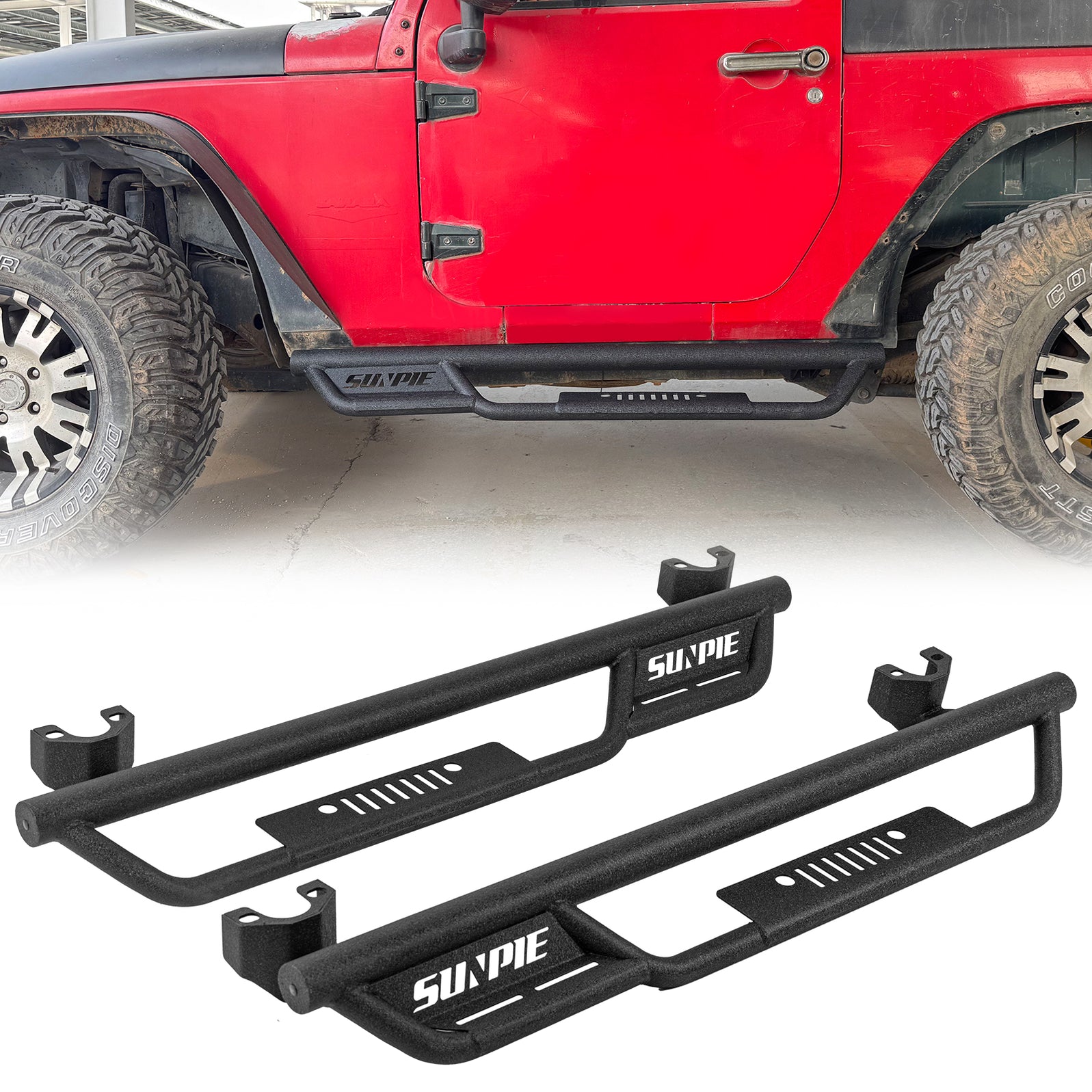 Side Steps & Running Boards for Jeep Wrangler JK/JKU JL/JLU Jeep ...
