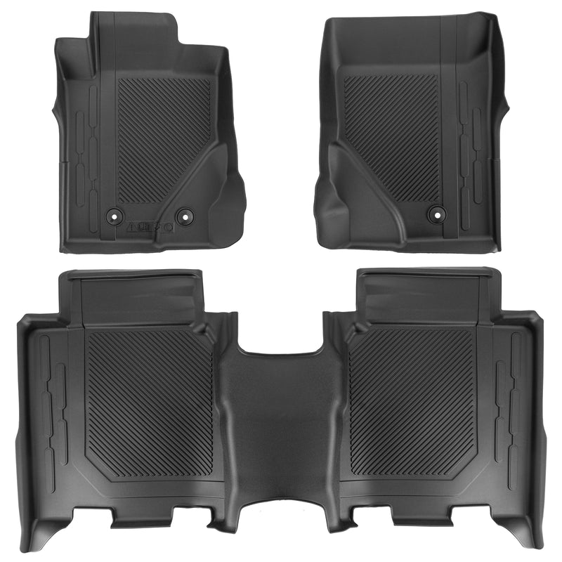 Front & Rear Floor Mats for 2021-2025 Ford Bronco 4-Door