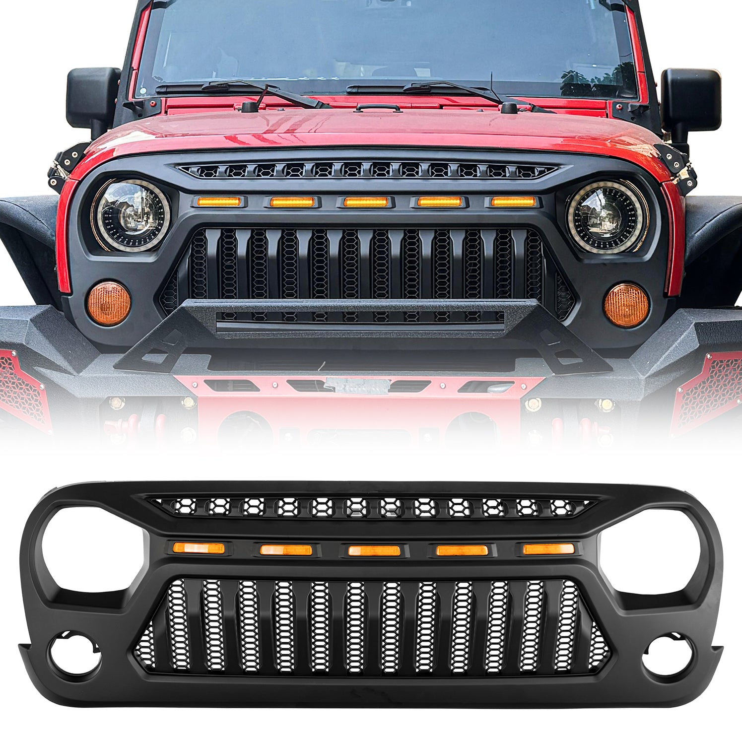 Jeep Wrangler Grilles | JK, JL, 4xe & Jeep Gladiator