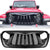 Jeep Grille (Bird of Prey) ABS Matte Black Mesh Grille for 2018-2024 Jeep Wrangler & Jeep Gladiator JT