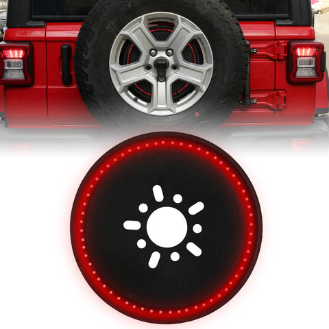 Jeep LED Spare Tire Third Brake Light for 2018-2023 Jeep Wrangler JL/JLU