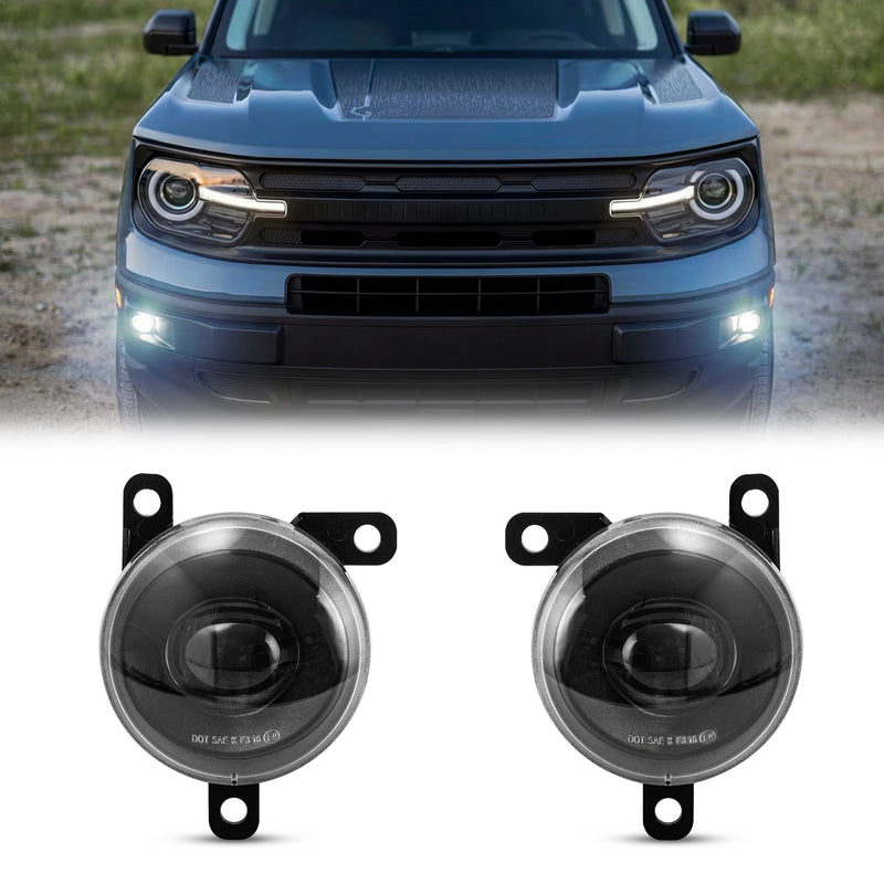 LED Fog Lights for 2021–2026 Ford Bronco Sport | Direct Replacement Bumper Fog Lamps (Pair)