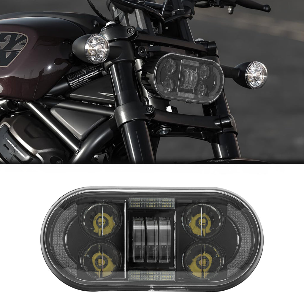 パーツ HARLEY-DAVIDSON RH1250S LED Headlight LED Headlight with DRL & Turn Signals for Sportster S RH1250S — Sunpie