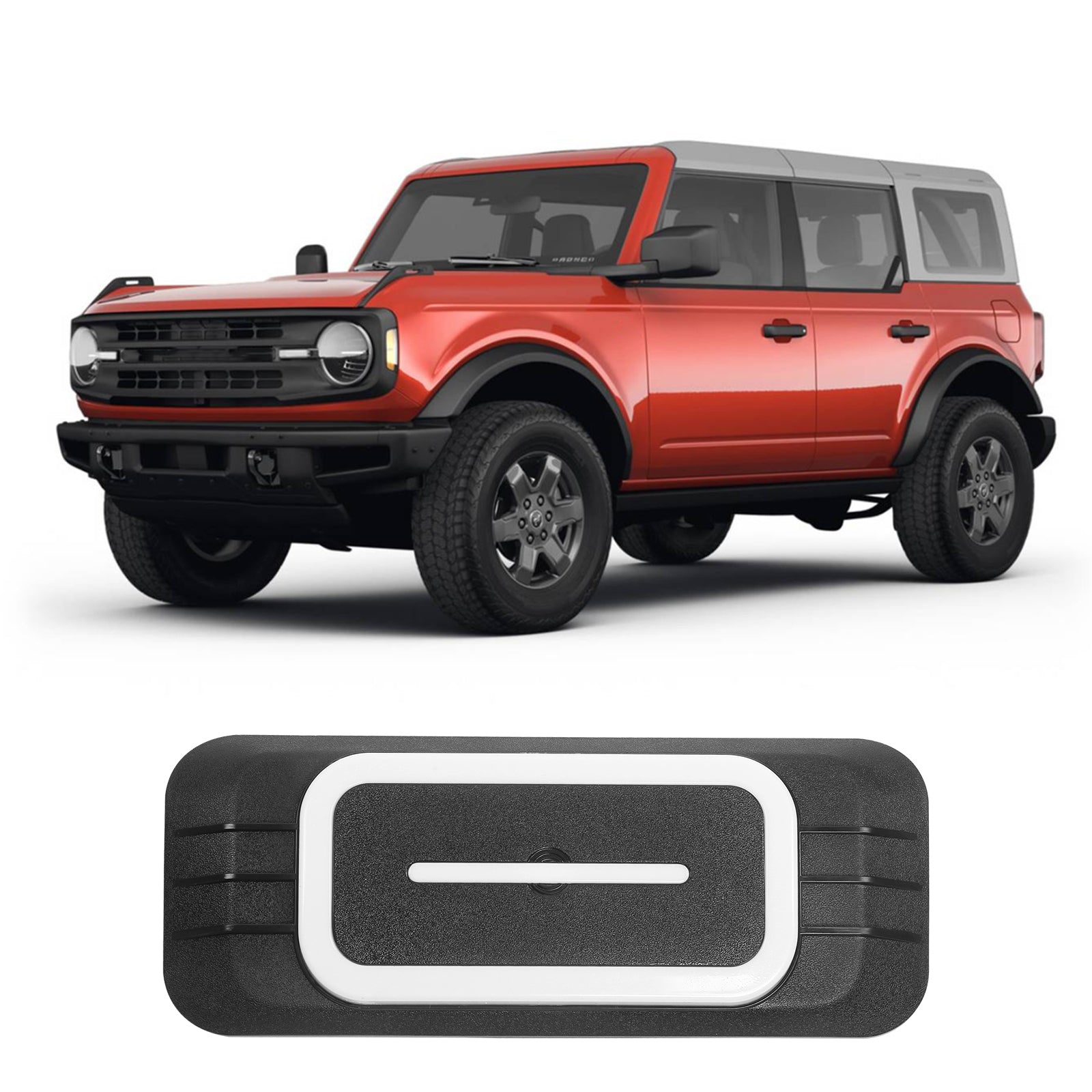 LED ABS Rear Ceiling Lights for 2021-2026 Ford Bronco 4 Door