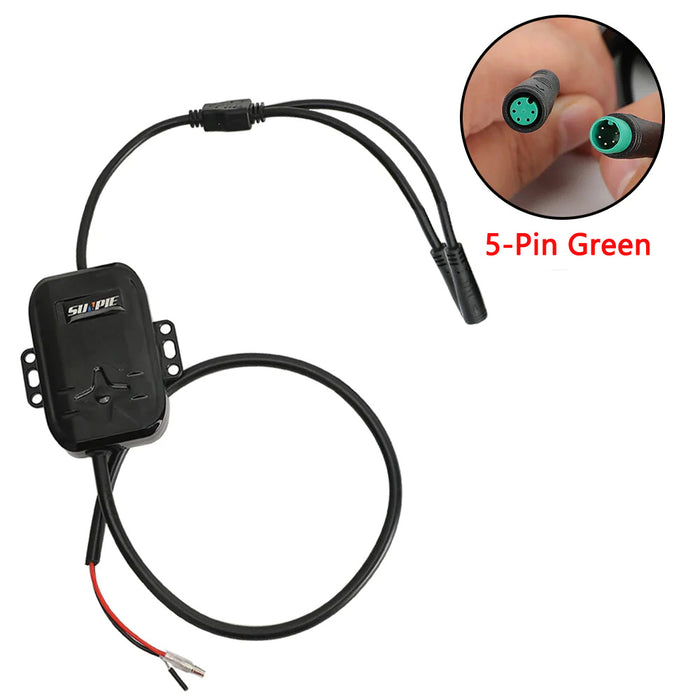 Replacement Series Connection RGB-W Rock Lights Control Box ( 4 or 12 Pods 5 Pin Green)