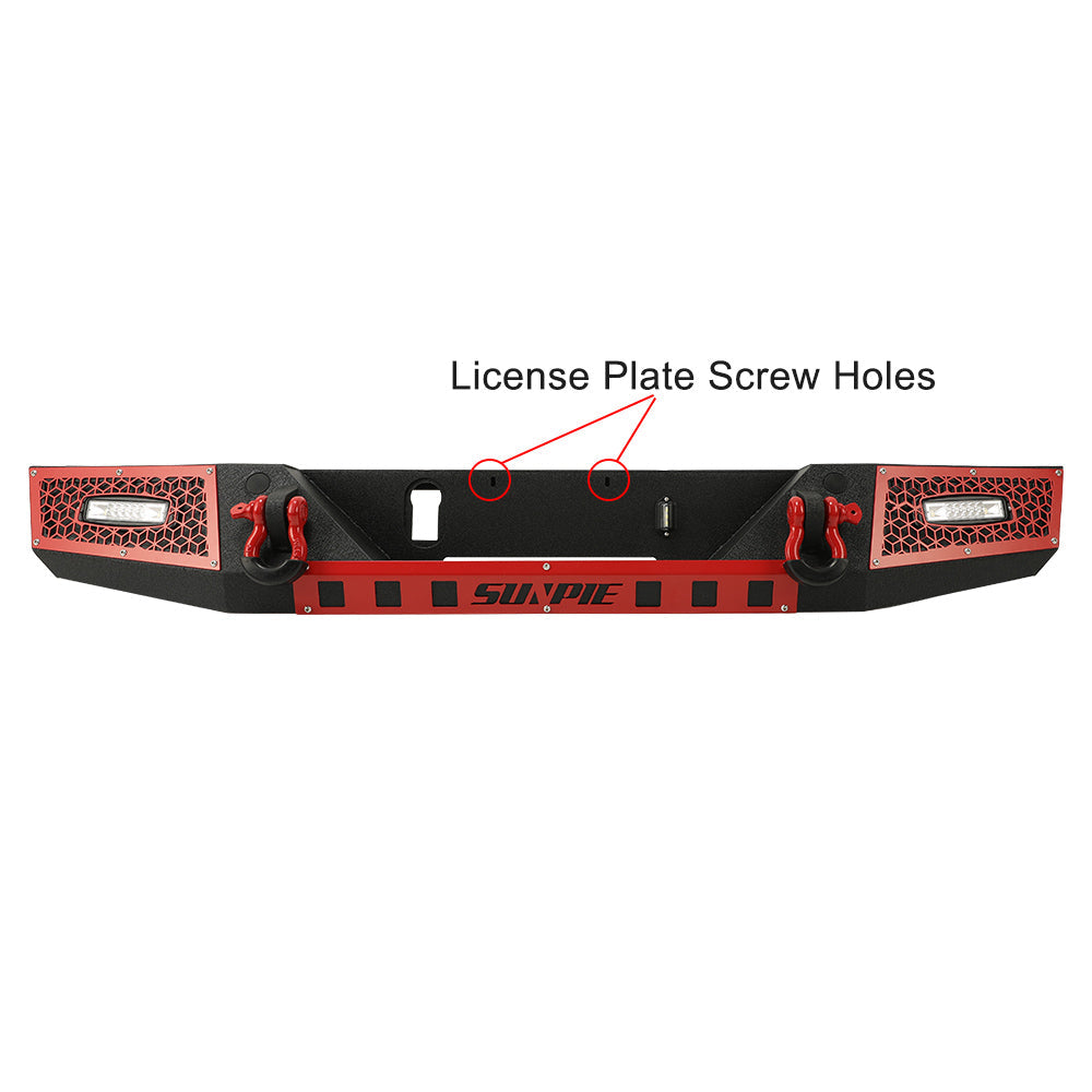 2019+ Jeep Gladiator JT Steel Front and Rear Bumpers with Winch Plate Combo Kits