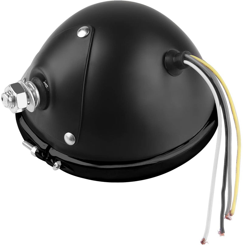 5-3/4"LED Headlight Housing Bucket Mounting Bracket for Harley Motorcycle