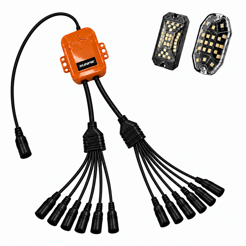 Replacement Control Box for SUNPIE Wide Angle & Fifteen-Sided Series RGBW Rock Lights