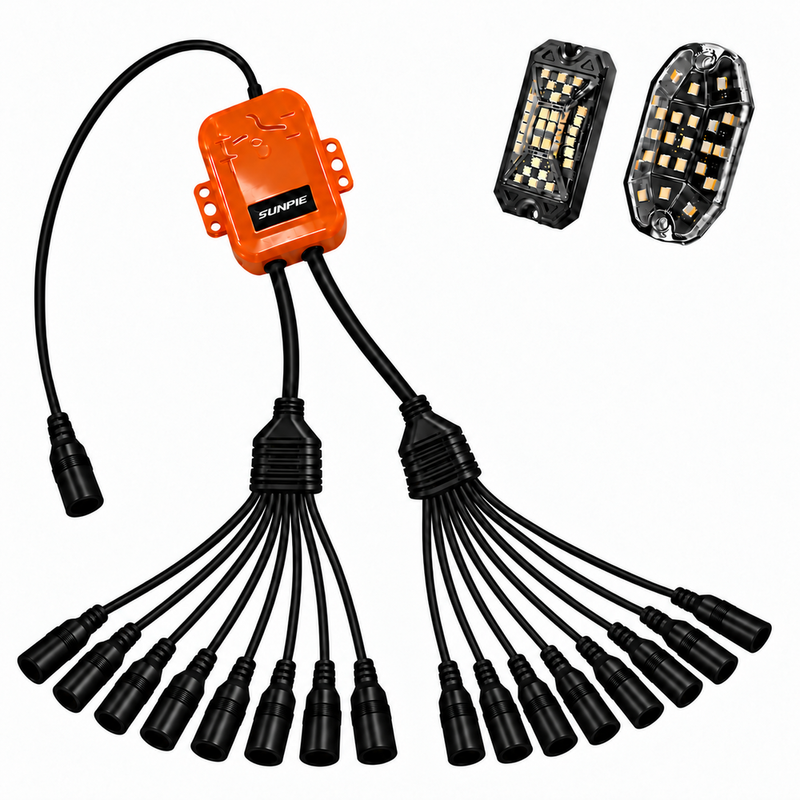 Replacement Control Box for SUNPIE Wide Angle & Fifteen-Sided Series RGBW Rock Lights
