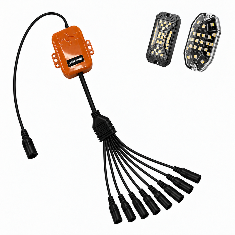 Replacement Control Box for SUNPIE Wide Angle & Fifteen-Sided Series RGBW Rock Lights