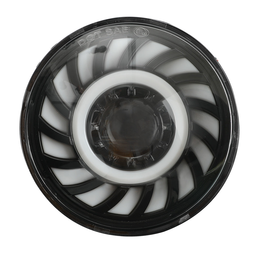 5-3/4 5.75" RGBW LED Headlights with Mobile APP & Remote for Harley Davidson
