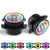 Rotating Series 7 inch RGB 3D Headlights with 4 inch RGB fog lights For 2007-2018 Jeep Wrangler JK/JKU