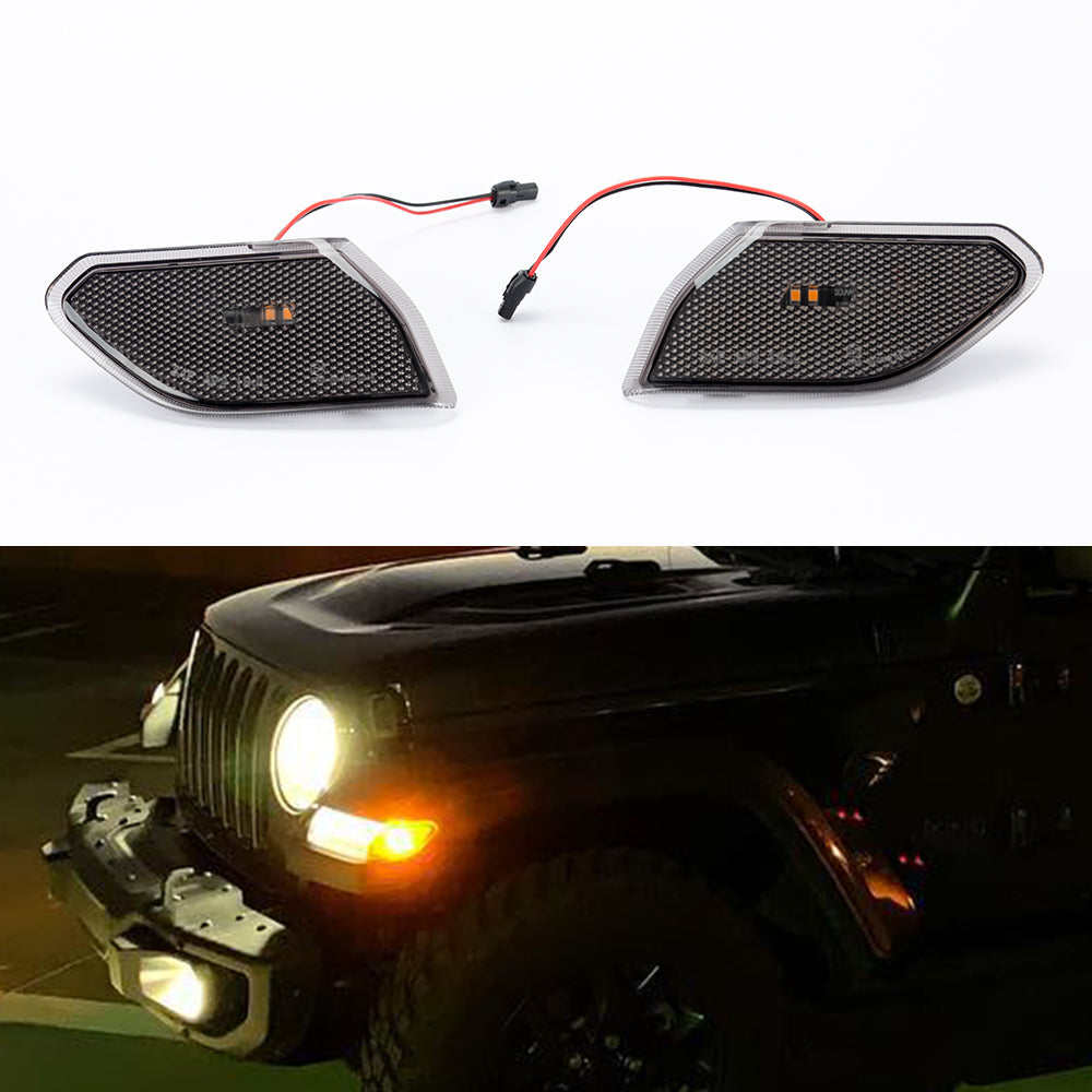 JL LED Lights Combo Kit – Complete RGBW Headlights, Fog, Side & Tail Lights for '18-'26 Jeep Wrangler JL 4xe