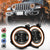 9" RGB-W Halo LED Headlights for 2018-2024 Jeep Wrangler JL & Jeep Gladiato JT (2pcs/set)