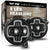 9 inch Halo DRL LED Headlights with 4 inch Fog Lights Combo Kits for 2018+ Jeep Wrangler JL JLU Jeep Gladiator (JT)