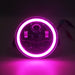 7 inch RGB halo LED headlight for Harley Davidson Street Glide Road King Softail - Sunpie