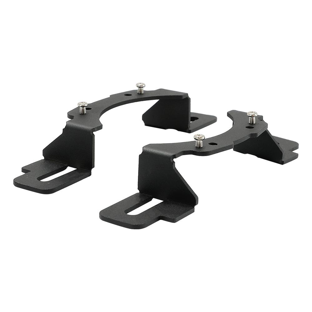 4" LED Fog Light Mounting Brackets for Jeep JK Hard Rock & JT