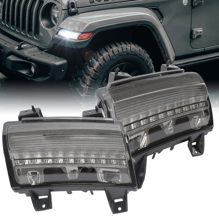 Jeep Wrangler JL/JLU LED Light Combo Kits - 9"Headlights, 4"Fog Lights, Taillight, Fender Lights & Side Lights