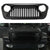 Jeep Wrangler JL & Unlimited Front Mesh Grille Matte Black for 2018 2019 Sport Sahara Rubicon