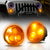 Jeep Wrangler JK/JKU LED Lights Combo Kits, 7" RGBW Headlights, 4"RGBW Fog Lights, Front Turn Signals, Fender Turn Signals, Tail Lights