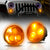 Jeep Wrangler JK/JKU LED Lights Combo Kits, 7" RGBW Headlights, 4"RGBW Fog Lights, Front Turn Signals, Fender Turn Signals, Tail Lights