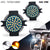 (2pcs/set) 1157 LED Insert Turn Signal Lights Flat Style for Electra Glide Road King, Pack of 2, White and Amber