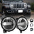 9 inch DOT White Halo DRL LED Headlights For 2018-2023 Jeep Wrangler & Jeep Gladiator JT