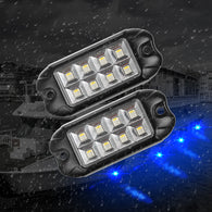 Sunpie 2pcs RGB-W LED Rock Lights (Series Connection)