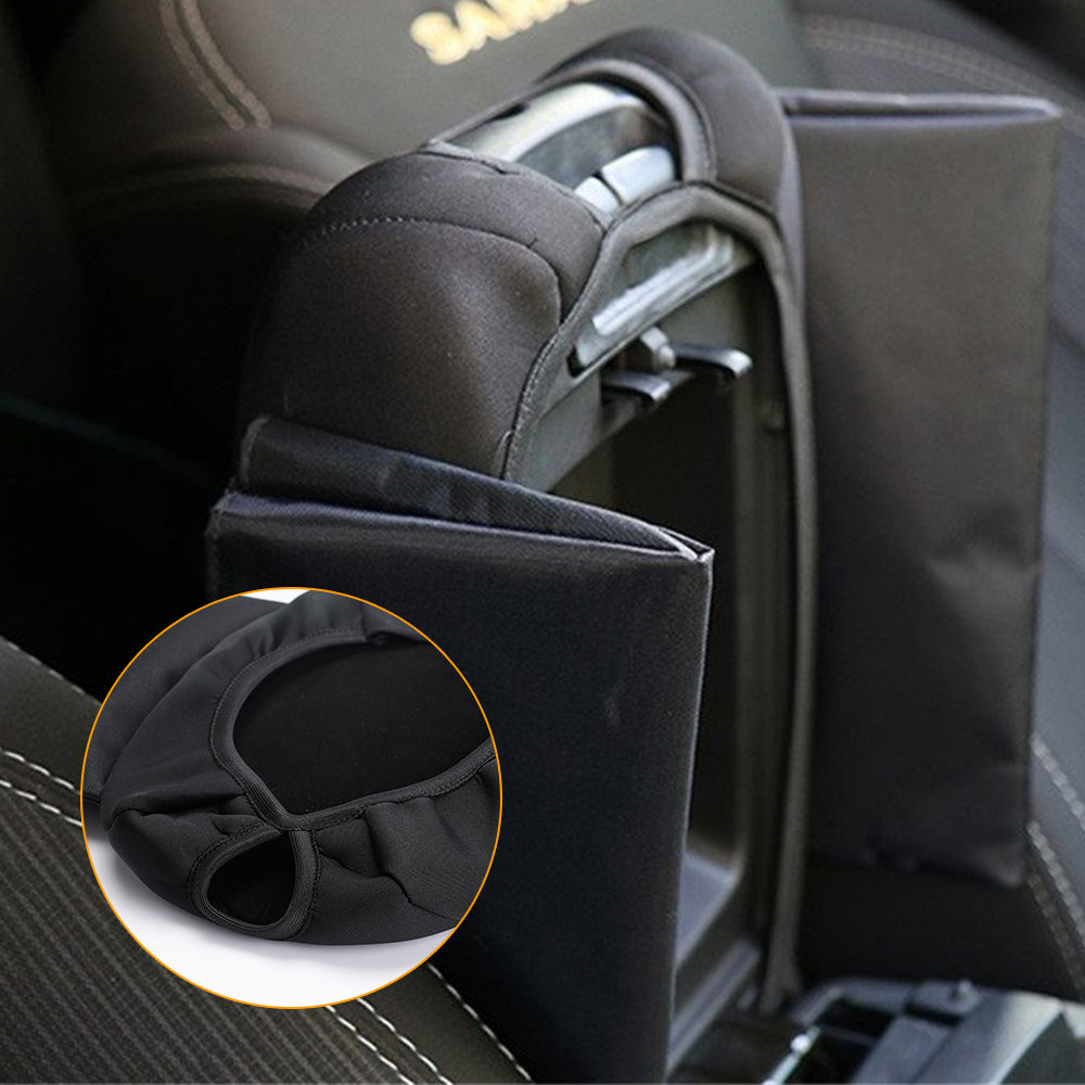 2018-2023 Jeep Wrangler JL/JLU & 2019-2023 Jeep Gladiator JT Console Armrest Cover with Dog Paw Prints Storage Bag