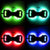 Cup Holder Lights with Dog Paw for Jeep Wrangler JL & Unlimited 2018 2019 Cup Holder Inserts Coaster Mat Pad with Color Changing Lights