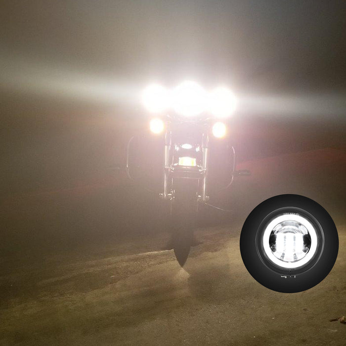 4.5 inch RGBW LED Passing Lights Fog Lights For Harley-Davidson (2pcs/set)