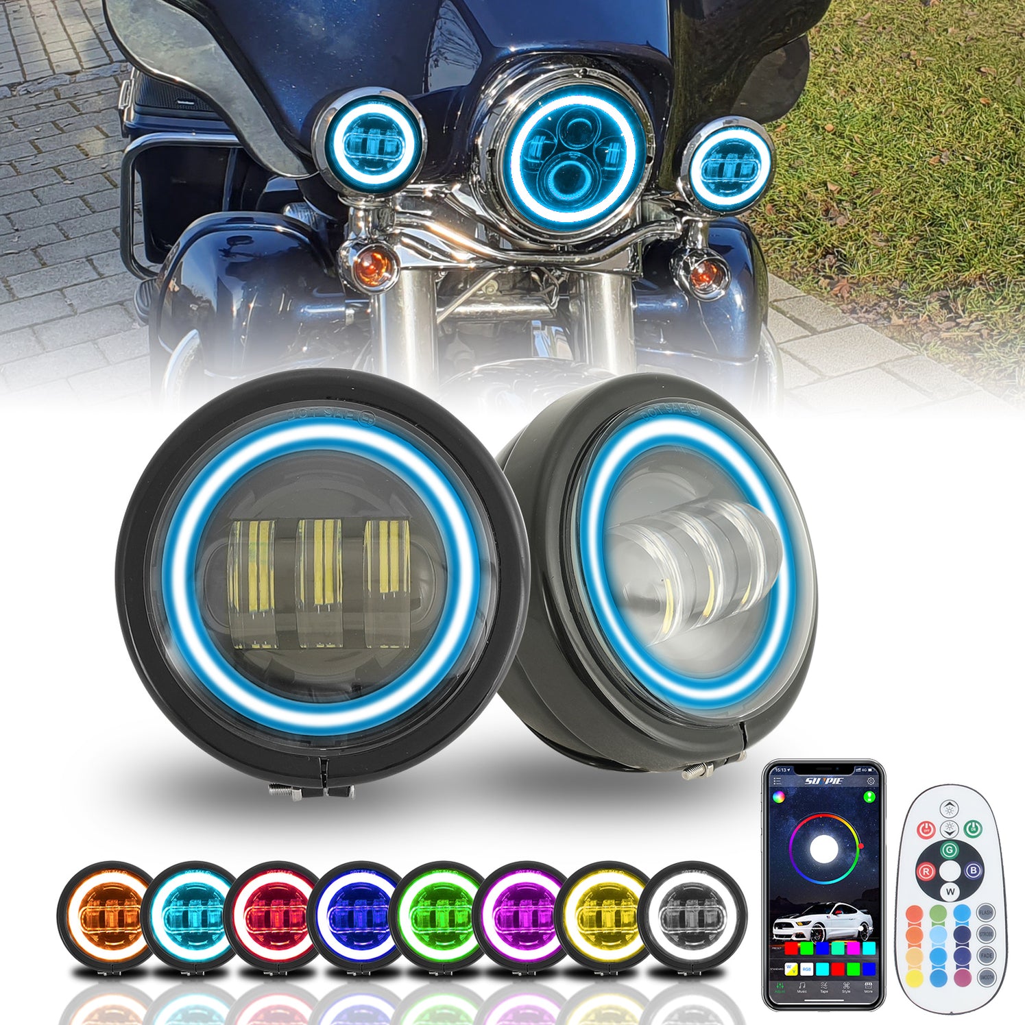 Harley Lights: Aftermarket LED Lights & Lighting Accessories — Sunpie