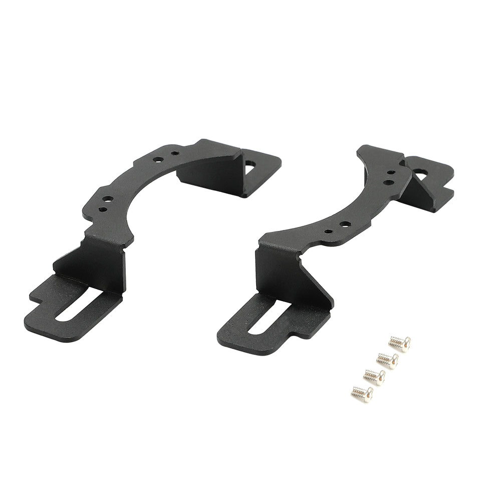 4" LED Fog Light Mounting Brackets for Jeep JK Hard Rock & JT