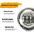 4.5 inch RGBW LED Passing Lights Fog Lights For Harley-Davidson (2pcs/set)