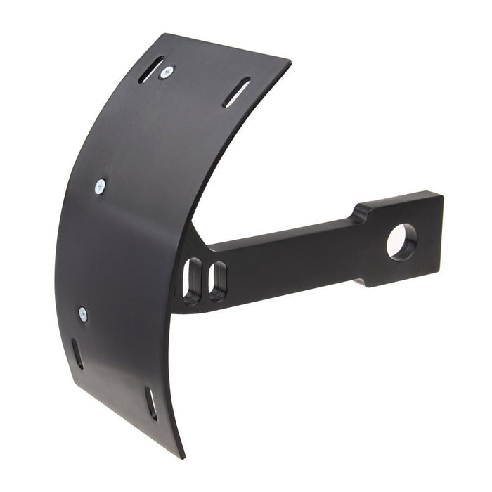 Motorcycle curved vertical side mount license plate tag holder bracket - Sunpie