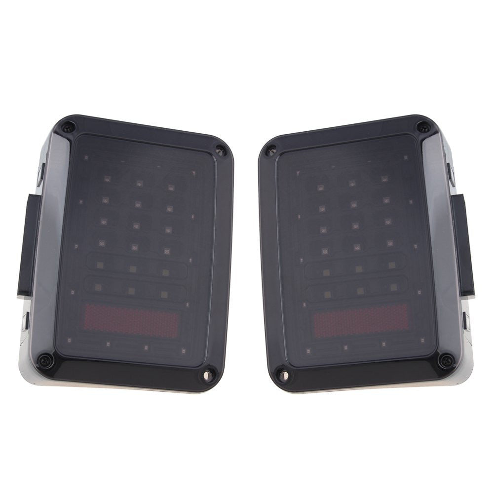 Jeep Wrangler Smoked LED Tail Light - Sunpie