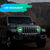 9" RGBW LED Headlights High Beam & Low Beam Adjustable for 2018-2023 Jeep Wrangler Jeep Gladiator JT