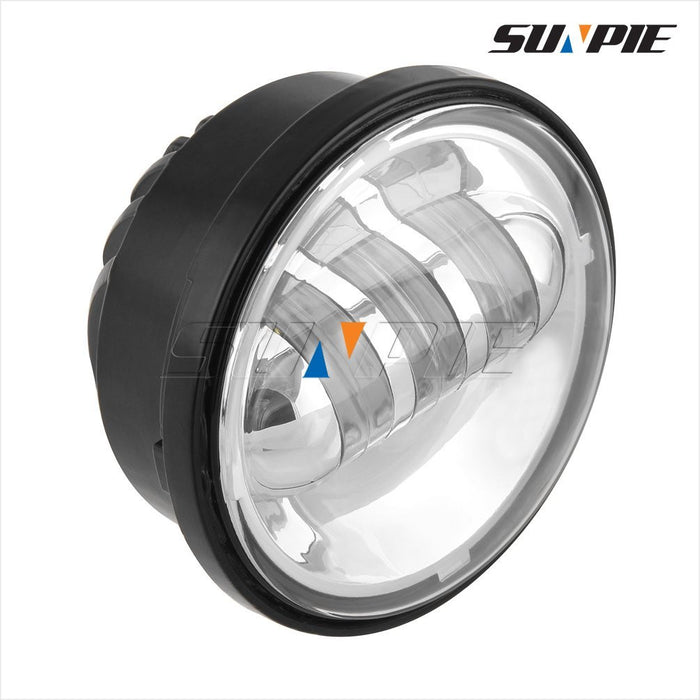 Sunpie 4.5" daymaker LED Passing Light fog lamps Chrome/Black - Sunpie