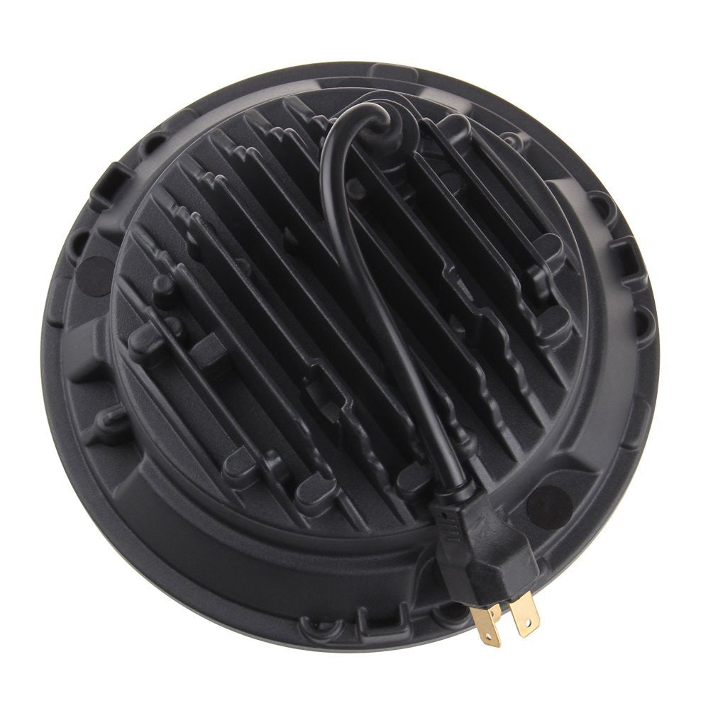 Sunpie 7" LED Headlight For Harley Davidson Motorcycle daymaker Black - Sunpie