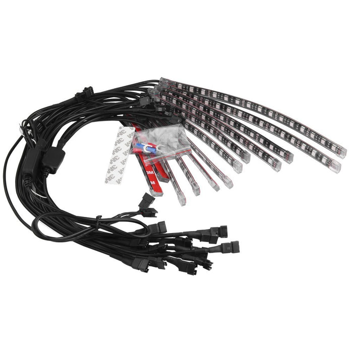 Sunpie 12 pcs motorcycle LED Light Kit Strips with Bluetooth Remote - Sunpie