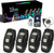 (4PCS/8PCS/12PCS SET) Sunpie Triple Luminous Zone Wide Angle RGBW LED Rock Lights