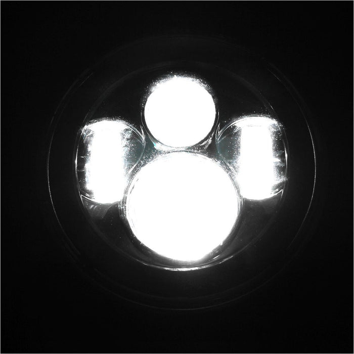 Sunpie 7" LED daymaker Headlight For Harley Davidson Motorcycle chrome - Sunpie