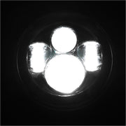 Sunpie 7" LED daymaker Headlight For Harley Davidson Motorcycle chrome - Sunpie