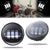 7" Black Motorcycle Daymaker LED Headlight + 2pcs 4.5" Fog Lights - Sunpie