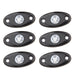 LED Rock Light Kits with 6 pods Lights for Off Road Truck Car ATV SUV - Sunpie